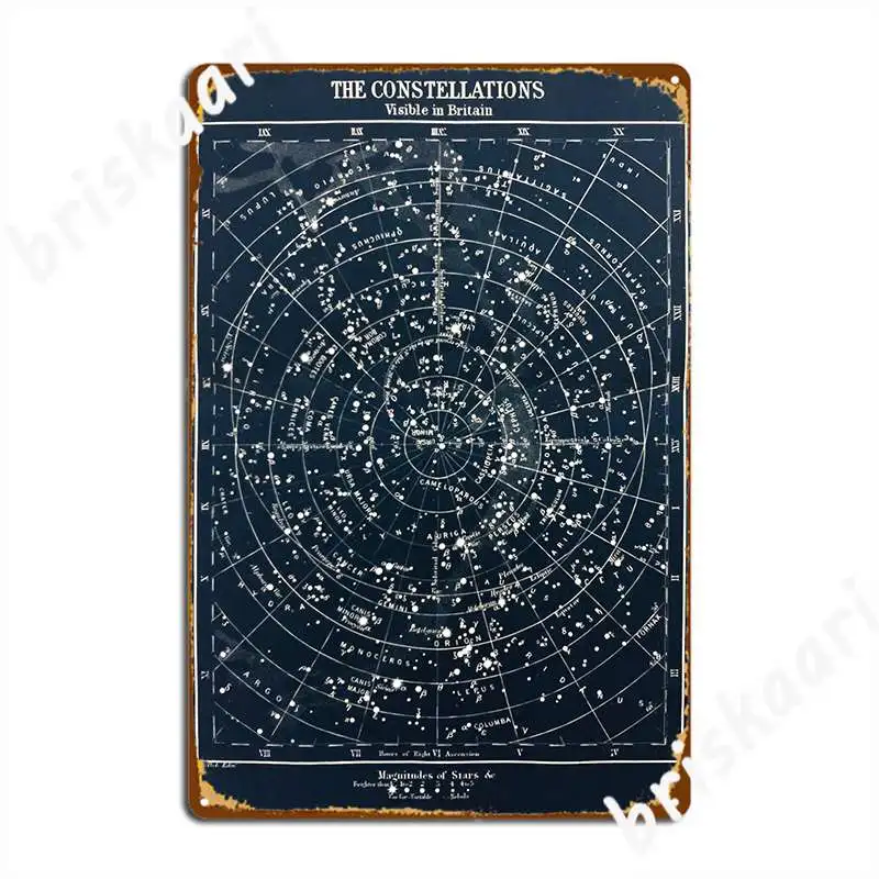 Vintage Star Constellations Ma - Star Map Poster reseña y precio