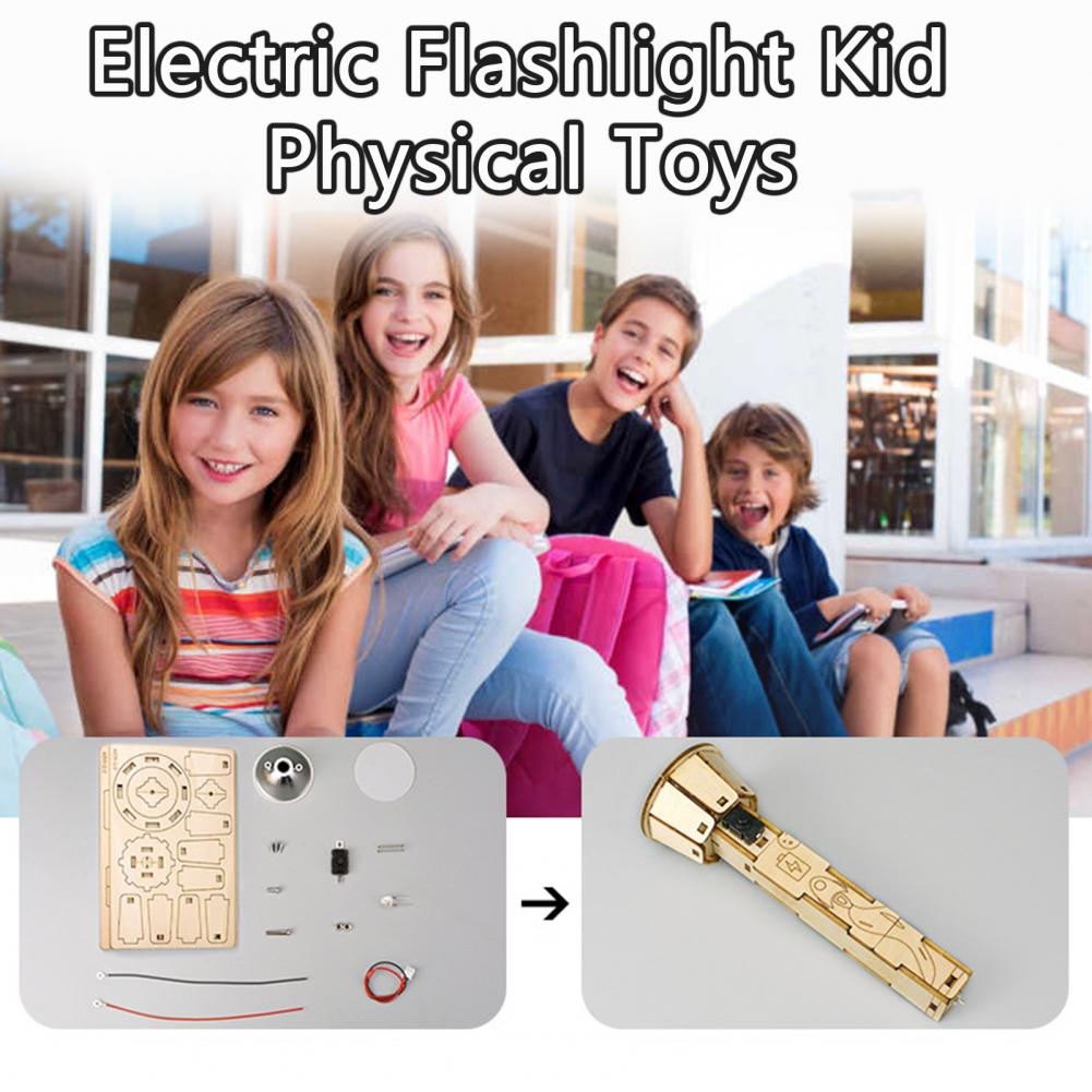 Wooden DIY Flashlight Puzzle K - Science Project reseña y precio