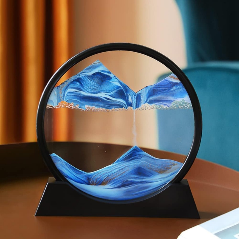 3D Hourglass Quicksand Moving  - Newton Cradle Large reseña y precio