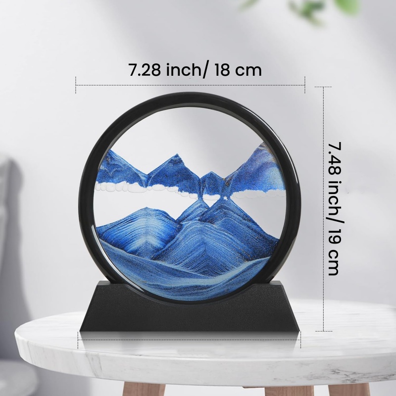 3D Hourglass Quicksand Moving  - Newton Cradle Large reseña y precio