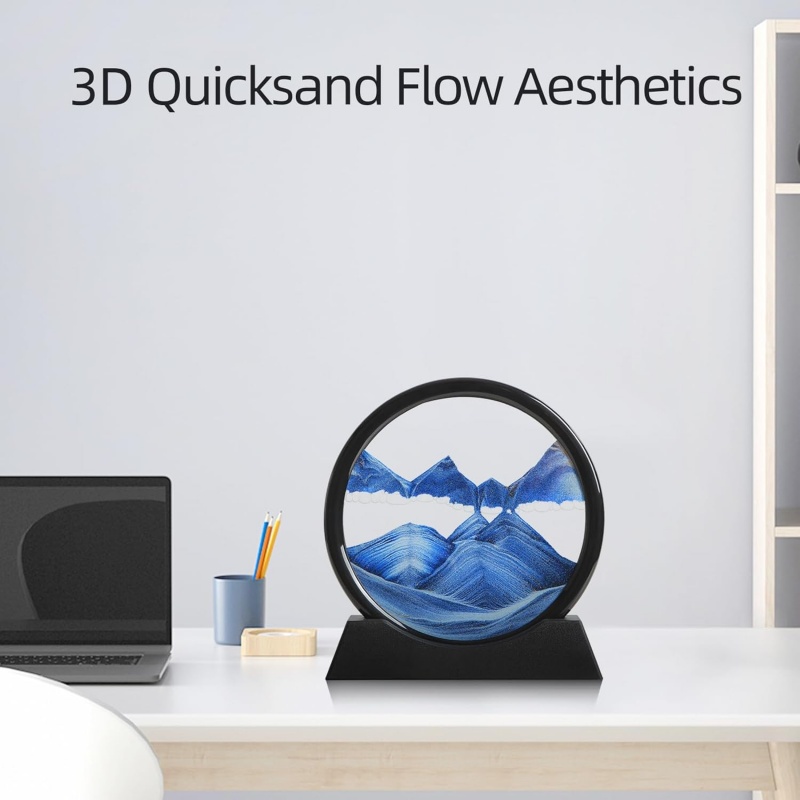 3D Hourglass Quicksand Moving  - Newton Cradle Large reseña y precio