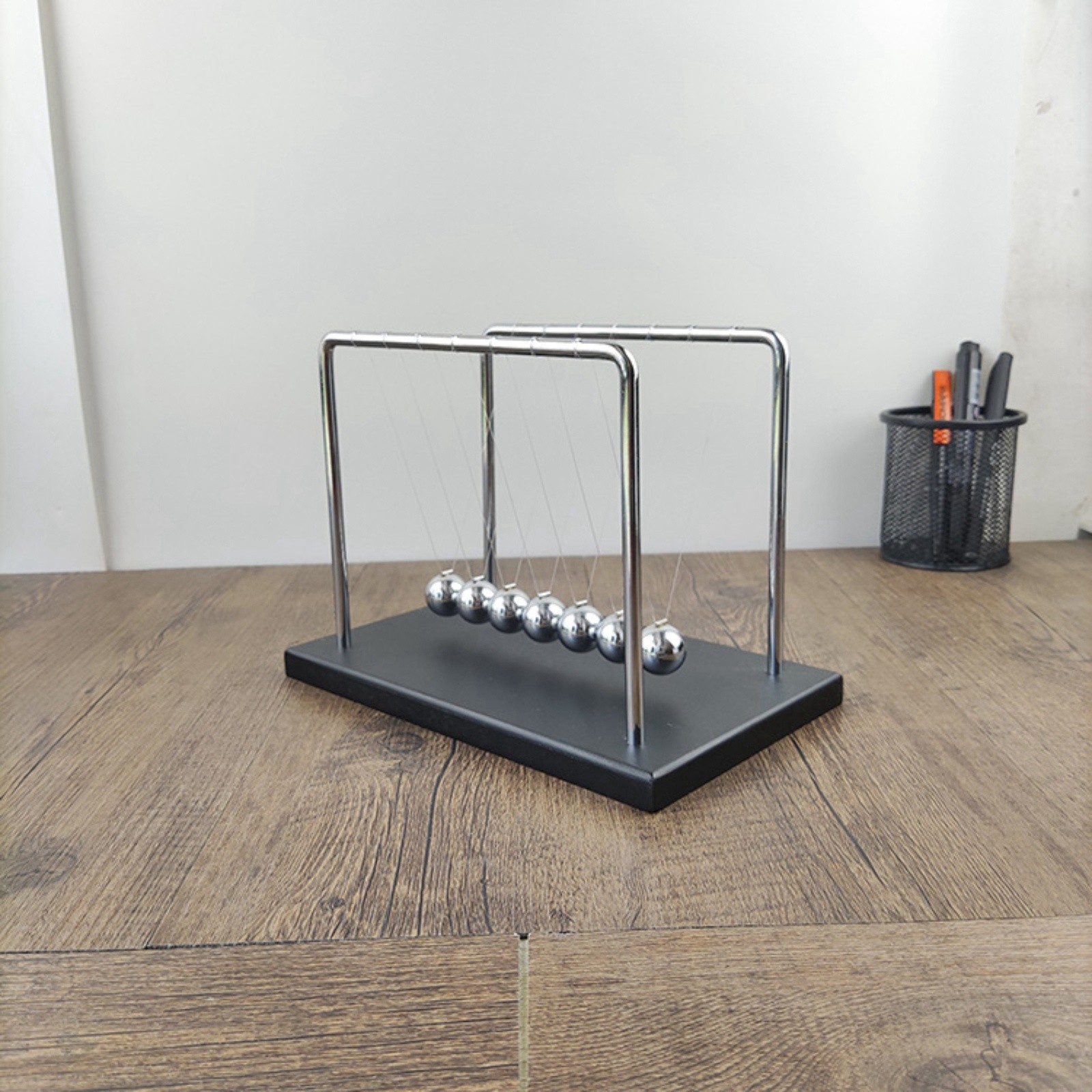 7 Balls Mechanic Curve Newton  - Newton Cradle Large reseña y precio