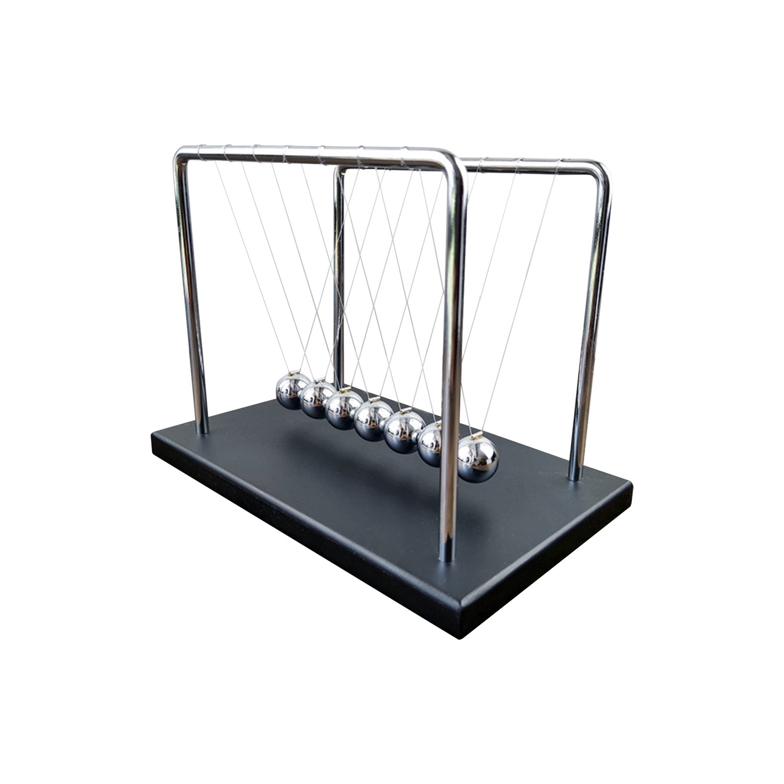 7 Balls Mechanic Curve Newton  - Newton Cradle Large reseña y precio