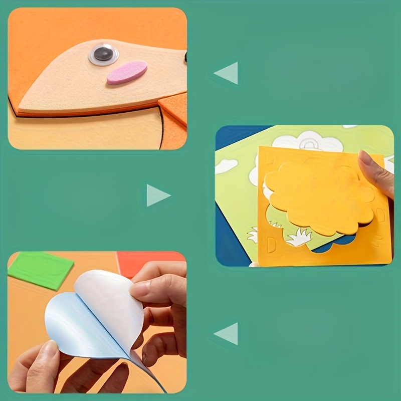 Children's 3D Stickers, 10 Ran - Science Project reseña y precio
