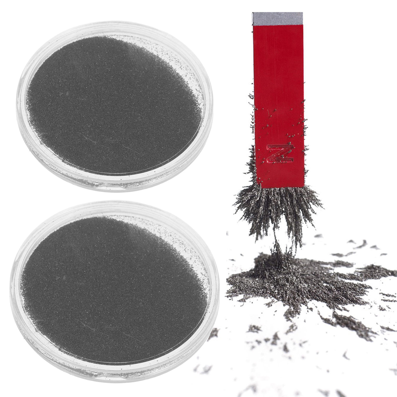 5Pcs Iron Powder Teaching Magn - Science Project reseña y precio