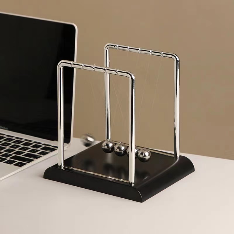 Newton Pendulum Balance Balls: - Newton Cradle Large reseña y precio