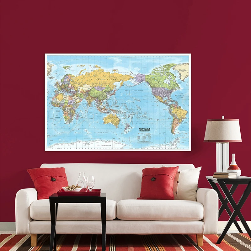 World Map 2012 Fabric Large Po - Star Map Poster reseña y precio