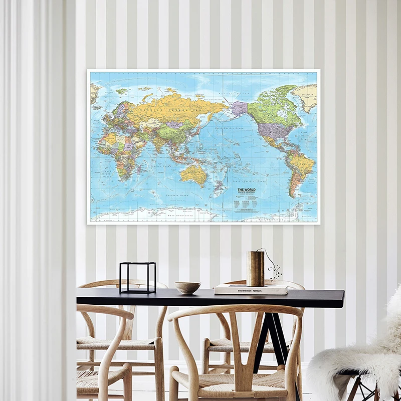 World Map 2012 Fabric Large Po - Star Map Poster reseña y precio
