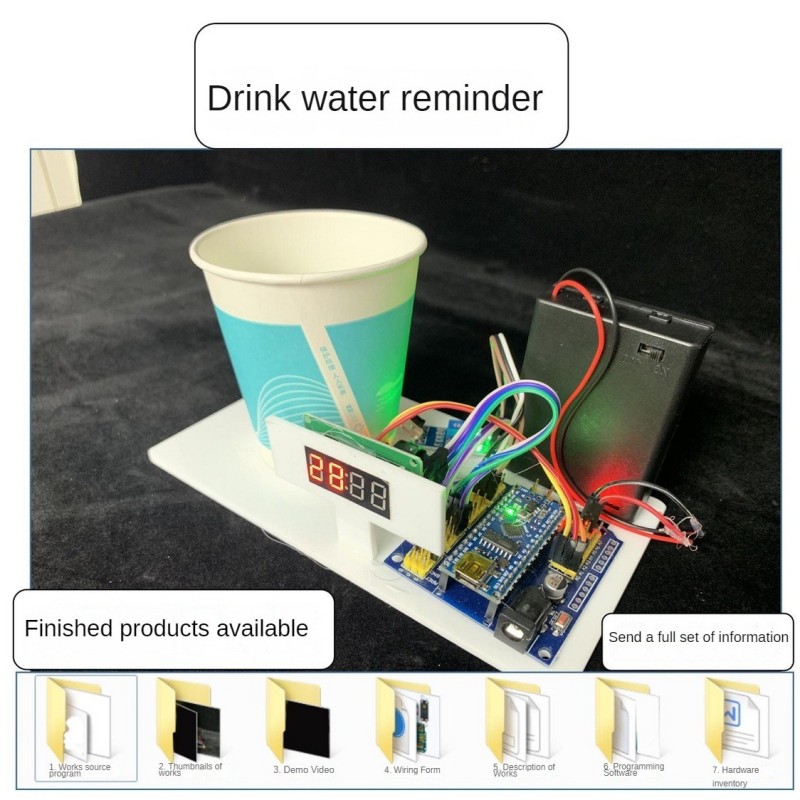 Drink Water Reminder Robot Han - Science Nature reseña y precio