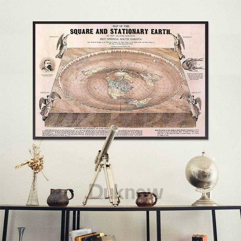 New Standard World Map Print F - Star Map Poster reseña y precio
