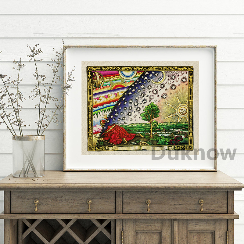 New Standard World Map Print F - Star Map Poster reseña y precio
