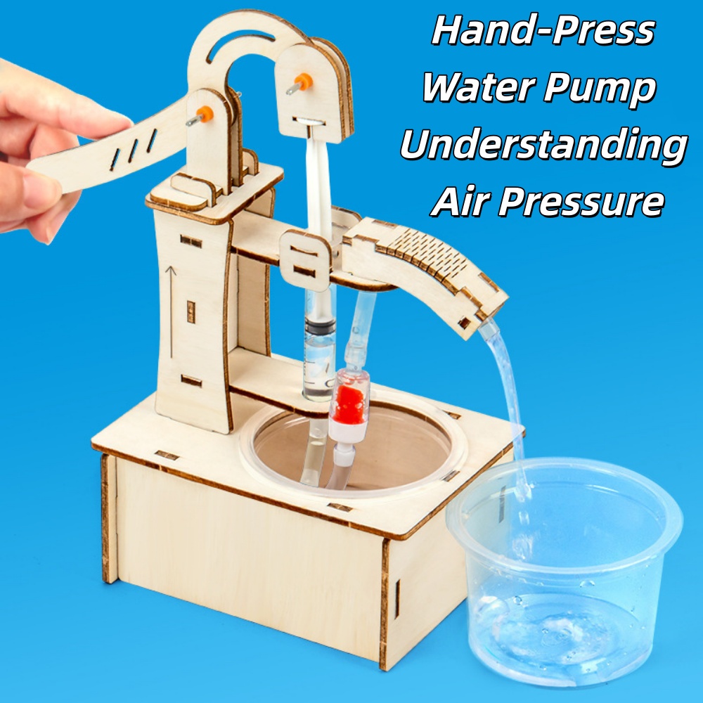Wooden DIY Hand Pump Well Mode - Science Nature reseña y precio