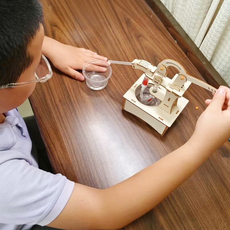 Wooden DIY Hand Pump Well Mode - Science Nature reseña y precio