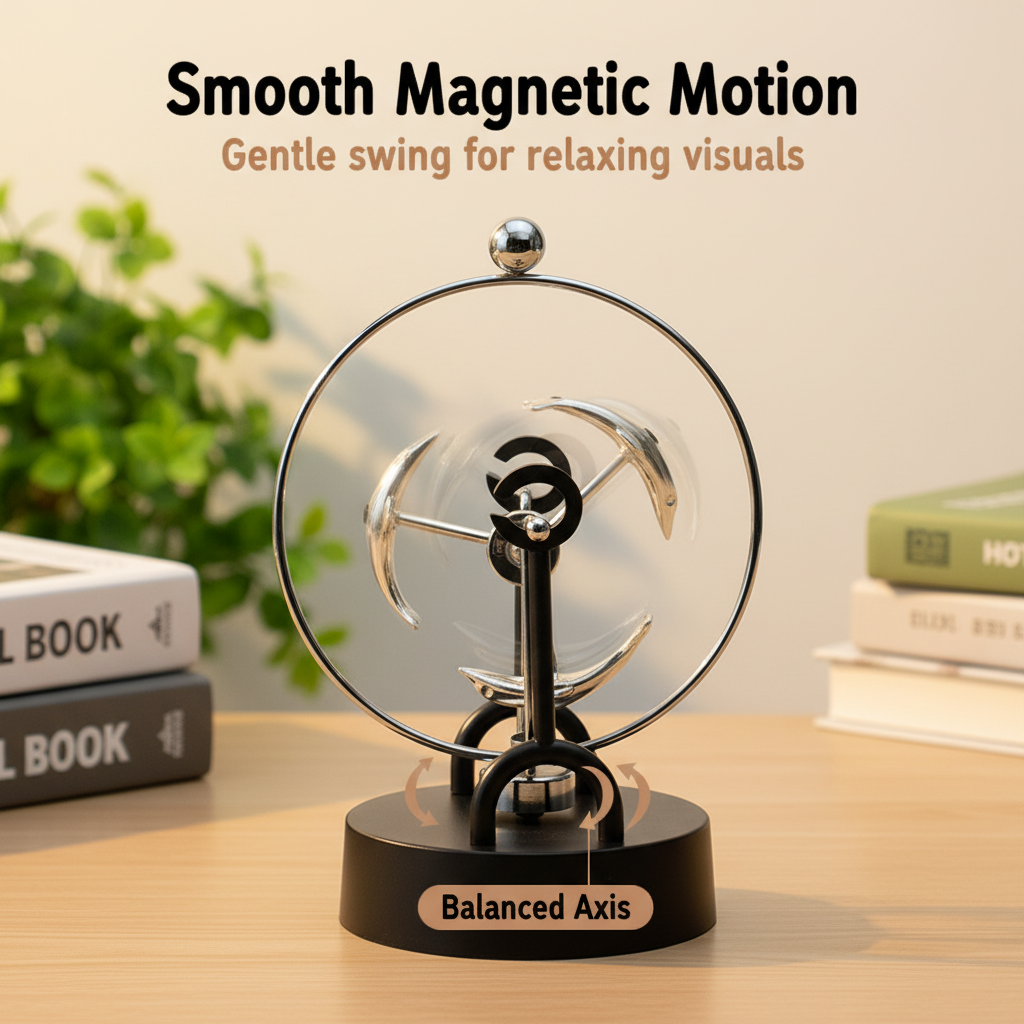 Creative Metal Magnetic Swinge - Newton Cradle Large reseña y precio