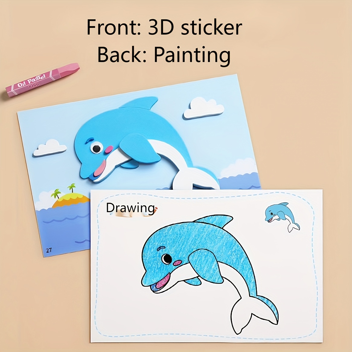 3D Stickers for Kids, Disposab - Science Project reseña y precio