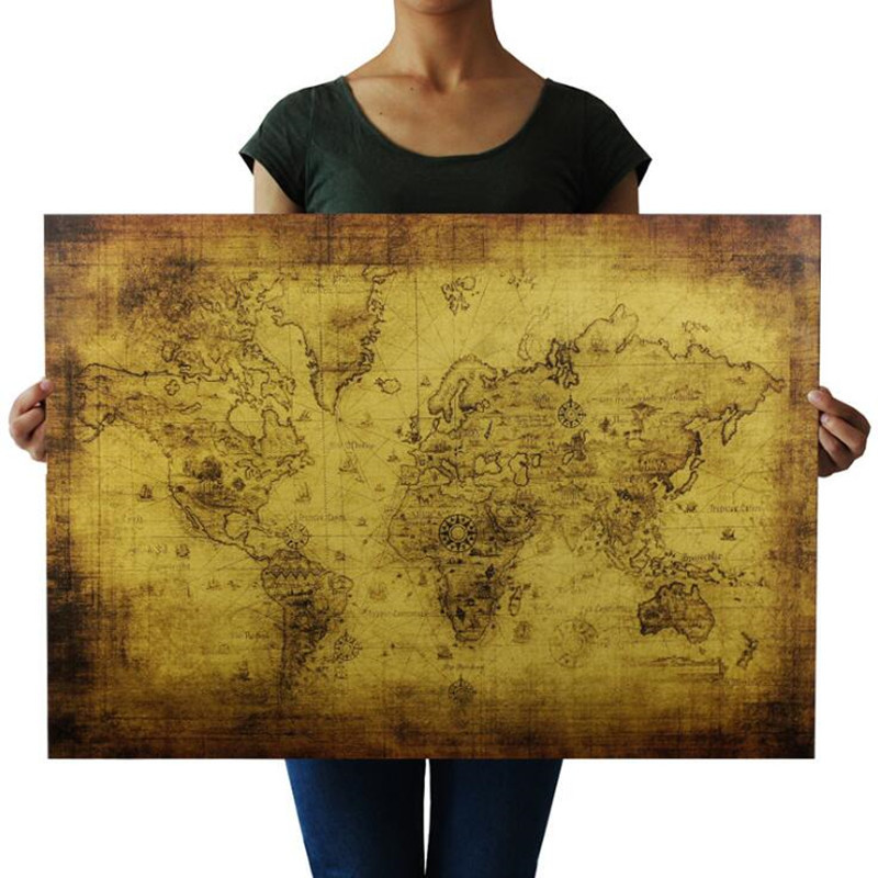 Large 72.5X51.5cm Vintage The  - Star Map Poster reseña y precio