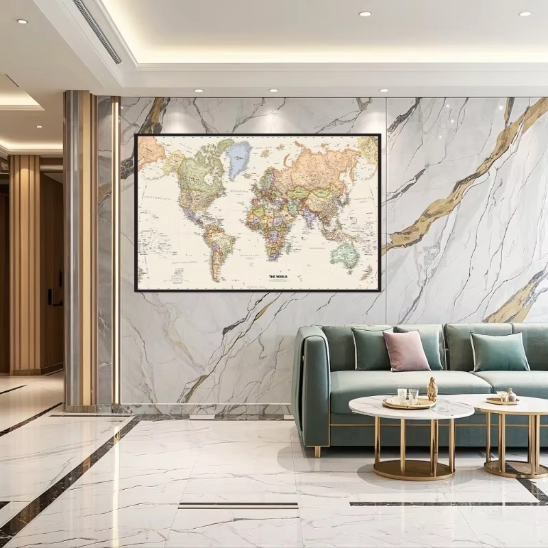 Vintage Hanging Poster World M - Star Map Poster reseña y precio